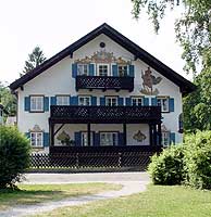 Das Haus des Malers Leibl in Schondorf. Foto: Oliver Grüner