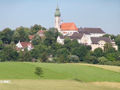Foto: Andechs Kloster Andechs im Sommer