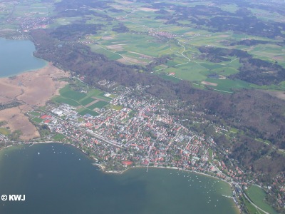 Foto Luftbild Herrsching am Ammersee Sommer
