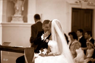 Foto: Freudentränen bei der Braut
