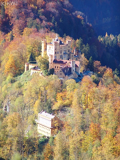 Luftbild Schloss Hohenschwangau