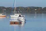 Praxis Unterricht zum Sportbootführerschein am Ammersee
