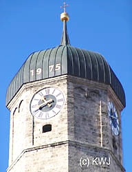 Kirchturm in Weilheim